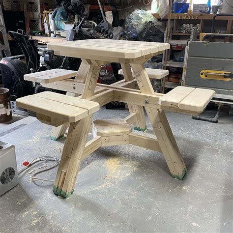 Build Your Own Pub Style Picnic Table