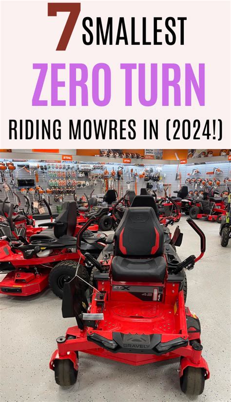 Of The Small Zero Turn Riding Lawn Mower In Artofit