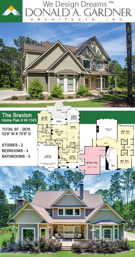 The Braxton House Plan 1343 Wedesigndreams Dongardnerarchitects