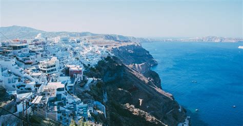 Aerial View of Santorini, Greece · Free Stock Photo