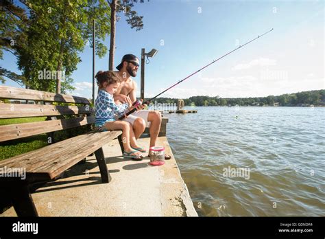 Child man fishing hi-res stock photography and images - Alamy