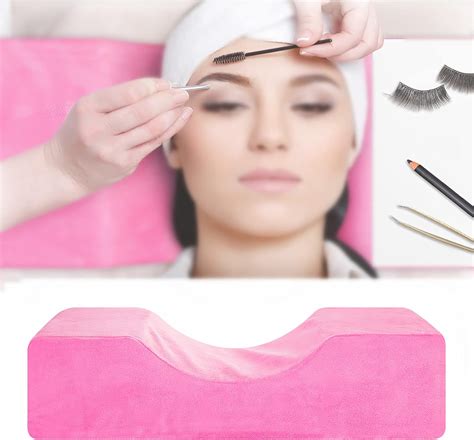 SANON Eyelash Extension Pillow Memory Foam Neck Support Pillow Neck