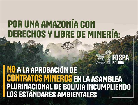 Por Una Amazon A Con Derechos Y Libre De Miner A No A La Aprobaci N De