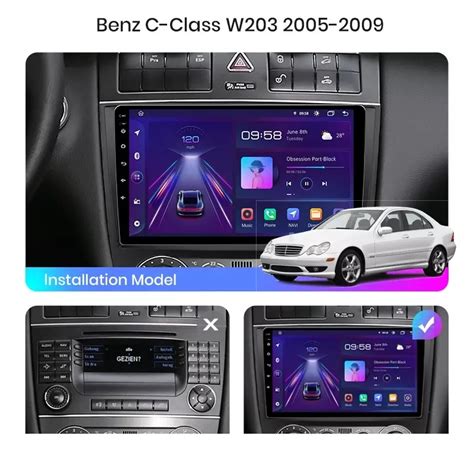 Navigatie Mercedes C Class W203 2005 2009 CLK W209 2005 2009 Android