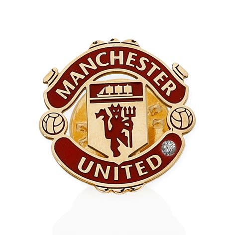 Manchester United Crest enameled made in 18 kt (.750) - Catawiki