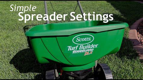 Lesco Spreader Settings