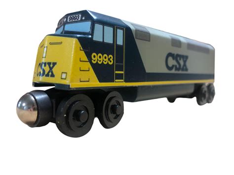 CSX Passenger Car Toy Trains – The Whittle Shortline Railroad - Wooden ...