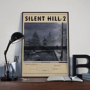 Silent Hill 2 Poster Gaming Poster 3 Colors 1 Price Room Decor Wall