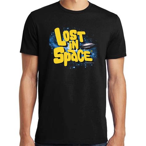 Lost In Space Logo Black T Shirt Netflix Irwin Allen T Shirts In A Day