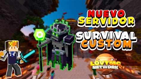 El Mejor Servidor Survival Custom Dungeons Bosses Y Mas Java Y