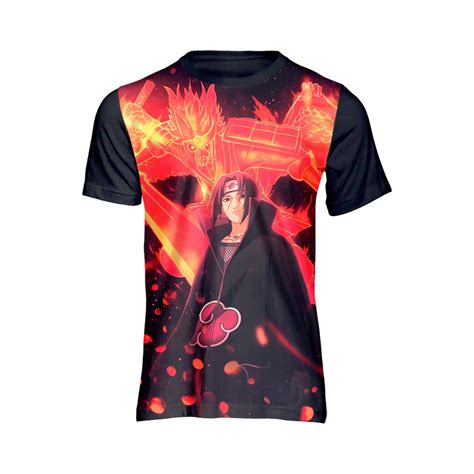 Camiseta Itachi Uchiha Akatsuki Anime Top 525 No Shoptime