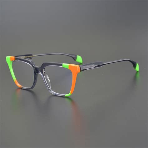 Designer Hand Color Matching Eyeglass Frame New Personality Trend Retro Glasses Can Match Myopia