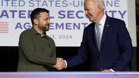 Biden And Zelensky Sign 10 Year Us Ukraine Security Agreement