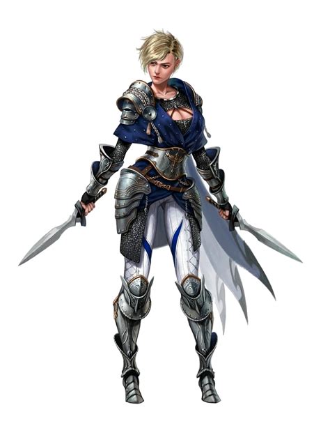 Female Human Fighter Rogue Pathfinder Pfrpg Dnd Dandd 35 5e 5th Ed D20