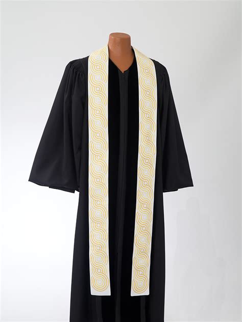 Gold Concentric Stole 100 Or 110 Lengths Cokesbury