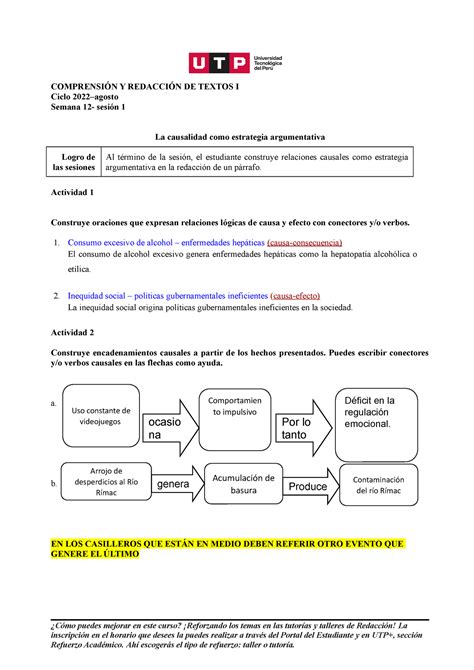 S12 S1 La Causalidad Como Estrategia Discursiva Material 2022 Agosto