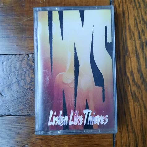 The INXS album 'Listen Like Thieves' on tape,... - Depop