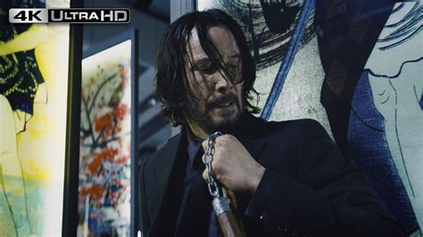 John Wick Chapter K Hdr Nunchaku Fight Scene Youtube