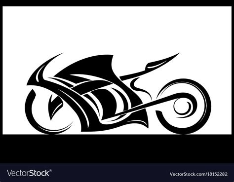 Motorcycle Royalty Free Vector Image VectorStock