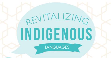 Revitalizing Indigenous Languages The Tribune