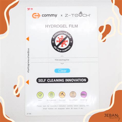 Commy Hydrogel Film ฟลมฆาเชอสำหรบยคน