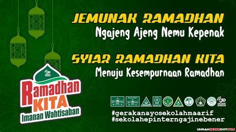 Selamat Menyambut Berkah Ramahdan Bersama Jejak Digital NU Muntilan