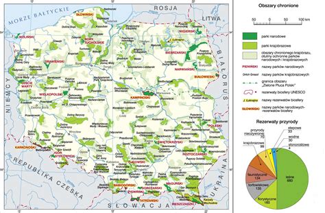 Protected Natural Areas In Poland National Parks Dark Green