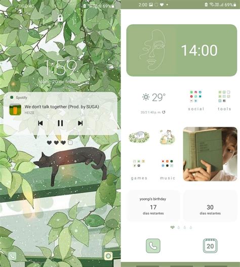 samsung phone layout ideas 9