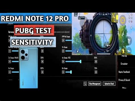 Redmi Note 12 Pro Pubg Test Gyroscope Test And Sensitivity Pubg