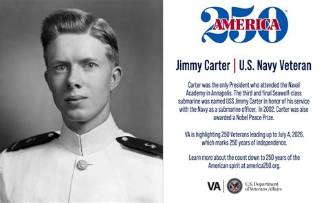 America250 Navy Veteran Jimmy Carter Va News