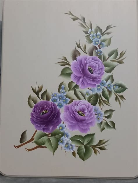 Pin by Sebile Bozacı on Dekopaj desenleri Flower art painting Canvas