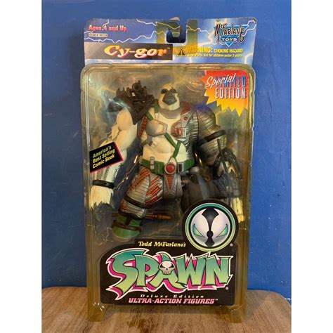 Mcfarlane 麥法蘭 Spawn 閃靈悍將 再生俠 Cy Gor 機械猩猩 吊卡 蝦皮購物