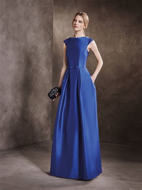 Vestidos De Noche Azul Rey Para Brillar Como Invitada Bodas Mx