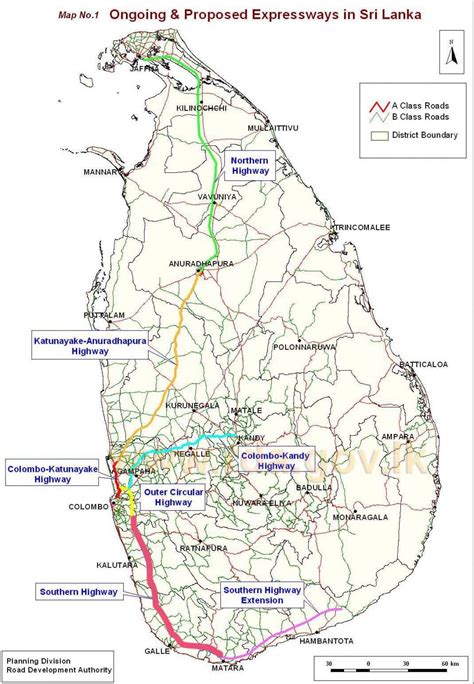 Highway Road Map In Sri Lanka Bobine Stephani