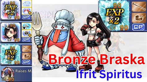 Bronze Braska Ft Tifa And Quina Ifrit Spiritus DFFOO YouTube