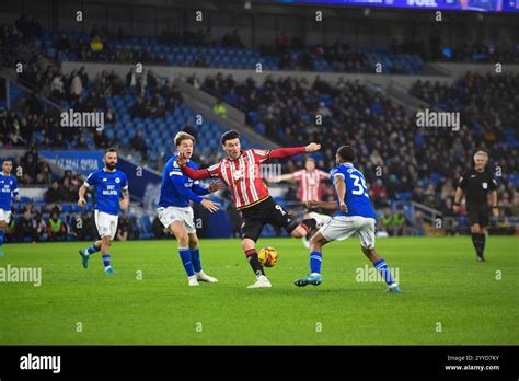 Cardiff X Sheffield United - Cardiff City Stadium, Cardiff, UK. 21st Dec, 2024. EFL Championship ...