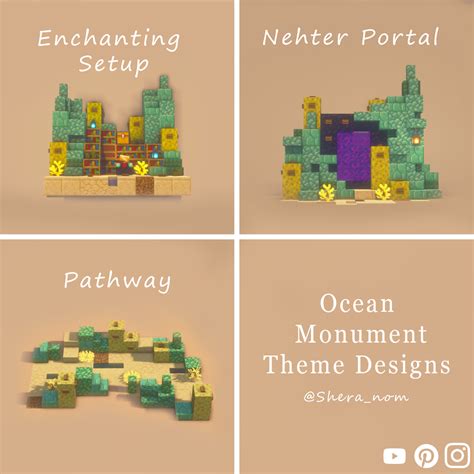 Ocean monument designs