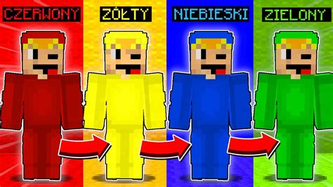 Minecraft Ale Zmieniam Kolory Youtube