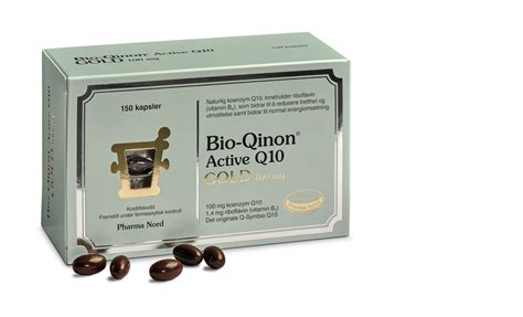 Bio Qinon Active Q10 Gold 100 Mg 60 Kapsler Helse Og Kropp