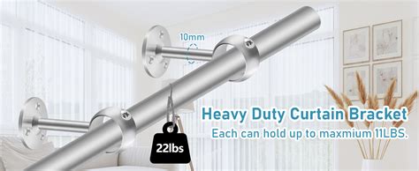 Amazon Ceiling Curtain Rod Brackets Heavy Duty Curtain Rod Hooks