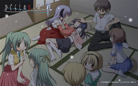 H Nh N N Higurashi No Naku Koro Ni Sonozaki Mion Sonozaki Shion