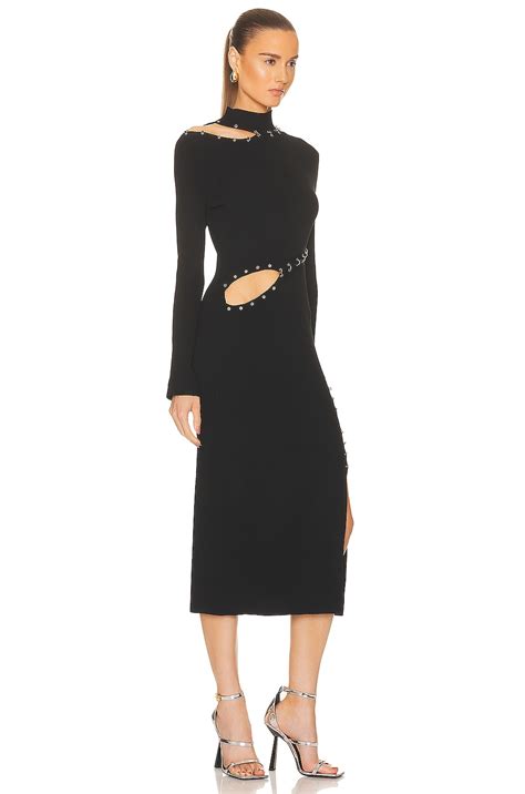 NICHOLAS Saba Midi Dress In Black FWRD