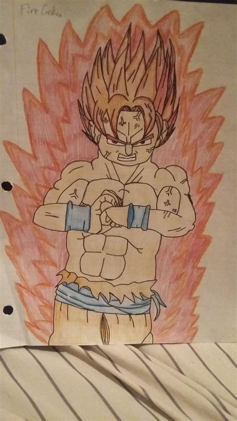 Fire Goku by DBAFkid on DeviantArt