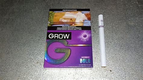 REVIEW ROKOK GROW BERRY BOLD 16 Rokok Filter Varian Bold Dengan Rasa