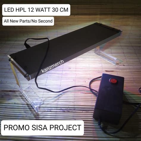 Jual Lampu Aquascape Aquarium Led Hpl Diy 12 Watt 30 Cm Full Epistar