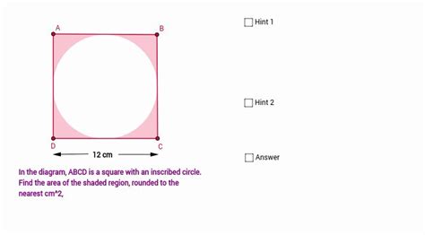 50 Area Of Shaded Region Worksheet