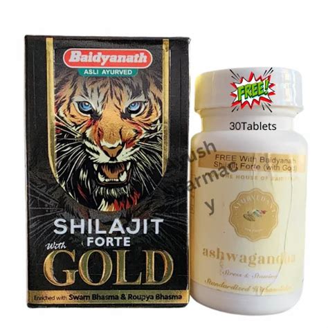 Baidyanath Jhansi Baidyanath Shilajit Fort With Gold Capsules 20caps