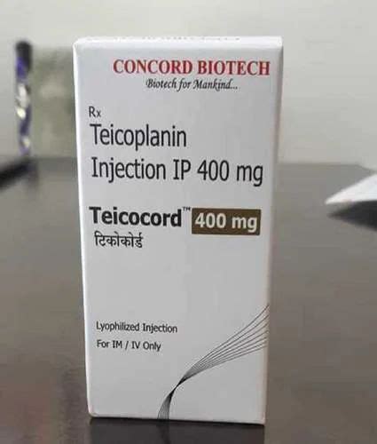 Teicocord Mg Injection At Rs Vial Teicoplanin Injection In