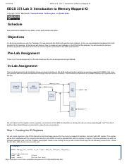 Eecs Lab Introduction To Memory Mapped Io Pdf Eecs