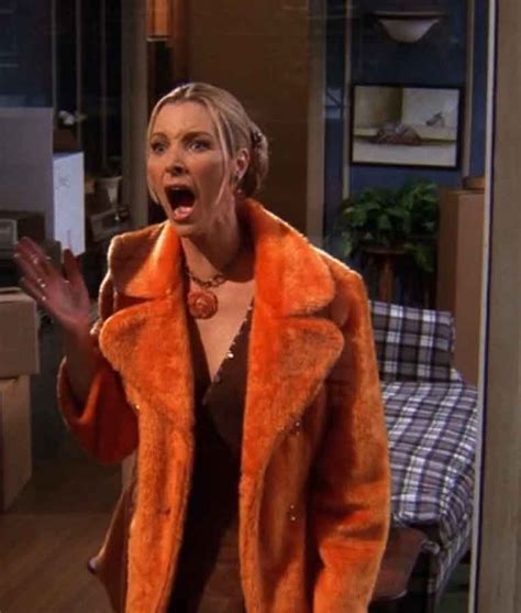 FRIENDS Season 5 Phoebe Buffay Faux Fur Coat - Movie Jackets